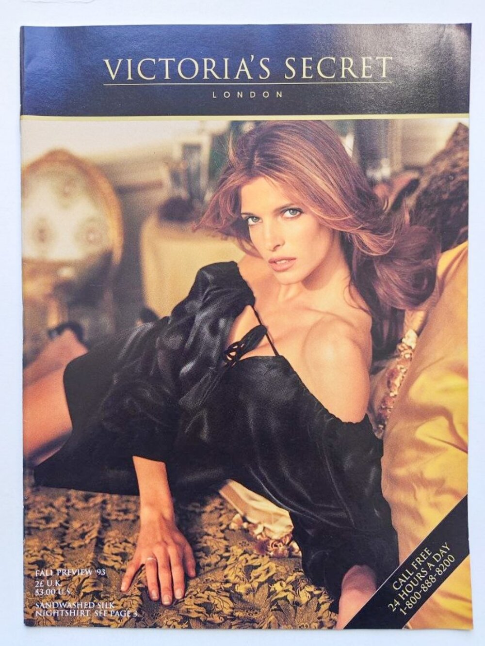 Victoria’s Secret Fall Preview 1993 London Catalog Lingerie Fashion Vintage